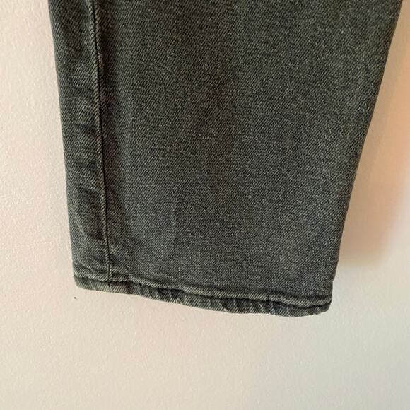 Levi's Wedgie Straight Black Gray Button Fly High Waisted Jeans Women's size 29 - Picture 7 of 14